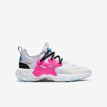 Nike React Presto - Basketsko - Hvide/Blå/Sort/Pink | DK-41656